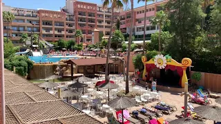 H10 Mediterranean village pool view from balcony Costa dorado