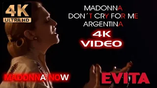 MADONNA - DON´T CRY FOR ME ARGENTINA - 4K REMASTERED