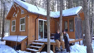 Remote Off-Grid Cabin Trip In Alaska's Far North | Fairbanks Ice Art Championship 2024