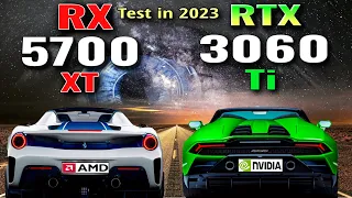 RTX 3060 Ti vs RX 5700 XT - Test in 5 Games  4K and 1080P