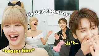 Eunchae having fun *teasing* BoyNextDoor Woonhak (maknaes' instant chemistry)