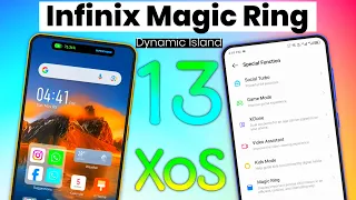 Infinix Xos 13 Magic Ring Update or Dynamic Island in Infinix Mobiles | Like infinix Note 30 Pro