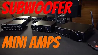 Mini Amps with 5.0 subwoofer capabilities. My take on which one is the best from Amazon.