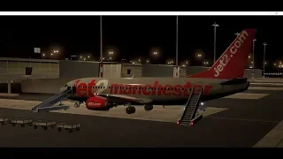[X Plane 11] EXF26F Amsterdam(EHAM) Leeds Bradford(EGNM) IGEX Boeing 737-300