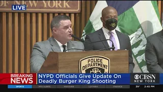 NYPD, Mayor Adams Give Update After Suspect Charged In Deadly Burger King Shooting