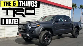 5 Things I HATE About the 2020 Tacoma TRD Pro