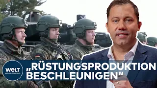 BUNDESWEHR: Lars Klingbeil fordert mehr Tempo von der Rüstungsindustrie