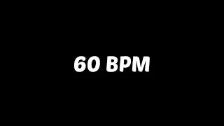 60 BPM - Simple Straight Beat - Drum Track