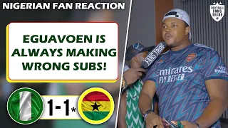 NIGERIA 1-1 * GHANA - ( Bumbox NIGERIAN FAN REACTION) - WORLD CUP QUALIFIER 2022 HIGHLIGHTS