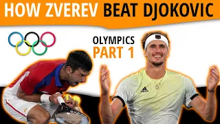 How Alexander Zverev beat Novak Djokovic at The Olympics | Level Up