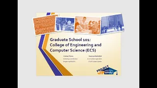 Graduate School 101 - ECS College 10.6.2021