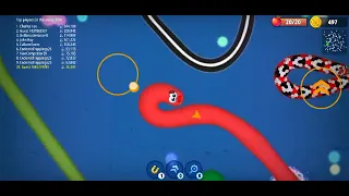 Worms Zone.io best pro slither snake top 01 epic worms zoneio best gameplay # 323