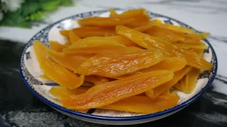 Menu that I make every year #Dried Mangoes are delicious and very easy to make.