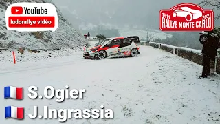 essais test rallye Monte-Carlo 2021 Seb Ogier toyota yaris WRC
