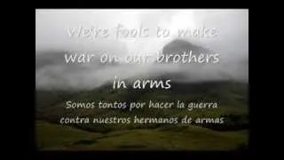 Dire Straits - Brothers in Arms (lyrics + traducción en español)