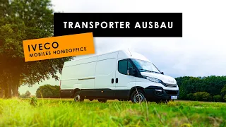 Transporter expansion Iveco Daily - install concept, electronics and first window 🚐 Part 1