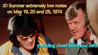 JD Sumner EXTREMELY low notes (chest Bb0 and G#0 (read description)) from last Elvis FTD release