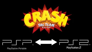Crash Tag Team Racing (PS2-PSP connection)