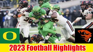 Oregon vs Oregon State GAME HIGHLIGHTS HD | NCAAF Week 12|College Football 2023