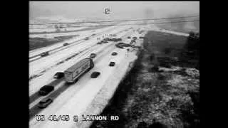 40-vehicle pileup caught on camera during Wisconsin snowstorm