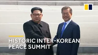 Breaking: North Korea's Kim Jong-un meets South Korea's Moon Jae-in