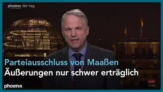 Gerd-Joachim von Fallois zum geforderten Parteiausschluss von Hans-Georg Maaßen (CDU) am 30.01.23