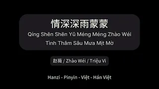 情深深雨蒙蒙 - 赵薇 (Tình Thâm Sâu Mưa Mịt Mờ - Triệu Vi) #gctlyrics