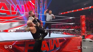 Baron Corbin - Apron Chokeslam