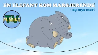 En elefant kom marsjerende - og mye mer! | Norske barnesanger MIX