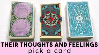 What Are They Thinking and Feeling About You? 💖 (PICK A CARD) Love Tarot Twinflame Soul Mate