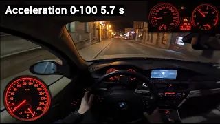 BMW e90 330xd /285 HP - 630 nm Chip tuning/ POV Test Drive #32