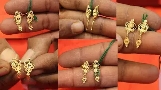 Daily Wear Earring @ 5000 || Light Weight Gold Earring Collection With Price And Weight@Crazy_Jena