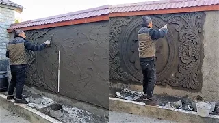 Young Man with great tiling skills -Great tiling skills -Great technique in construction PART 78