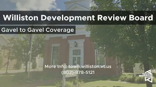 Williston Development Review Board - 4/11/2023