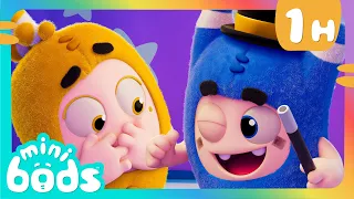 Crazy Mini Magic Tricks | Mini Oddbods | Baby Oddbods | Funny Cartoons For Kids