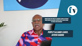 People’s Alliance Leader, Sitiveni Rabuka