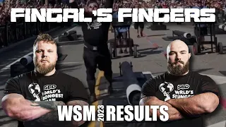 World's Strongest Man 2023 | FINALS | Event 3 Fingal's Fingers | Results