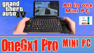 OneGX1 Pro GTA 4 Grand Theft Auto IV on Handheld Mini PC Intel Core i7-1160G7 Intel Iris Xe OneMix 4