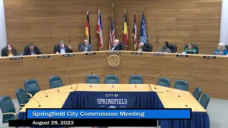 City Commission Meeting, Aug. 29, 2023