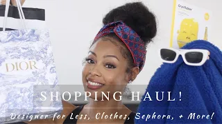 $3000 Shopping Haul! Designer for Less, Black Owned Businesses, Sephora + More!
