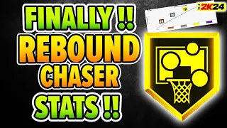 My HARDEST test so far: REBOUND CHASER badge STATS on NBA 2K24