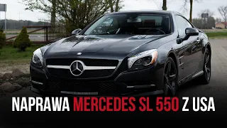 Naprawa Mercedes-Benz SL 550 z USA!