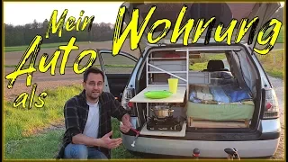 Roomtour im Mini Auto Camper | Leben im Auto | VW Golf 4