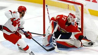 Sergei Bobrovsky's Spectacular Saves In His Series Vs The Hurricanes 2023 Playoffs