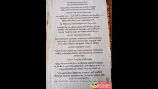 PEMBACAAN DOA UPACARA BENDERA