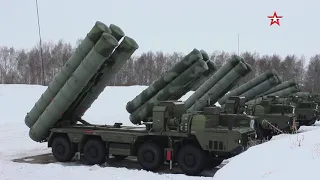S-400 Triumph air defence missile system in Siberia