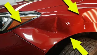 NASTY 🤢 Fender Dent Repair