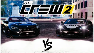 BMW M8 COMPETITION VS CHEVROLET C8 CORVETTE [ The Crew 2 ] PS4