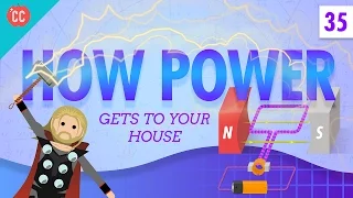 How Power Gets to Your Home: Crash Course Physics #35