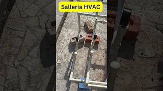 AHU Chilled water pipe connection HVAC System #hvac #ahu